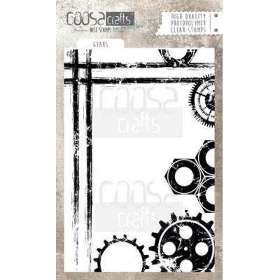COOSA Crafts Clear Stamp - Gears